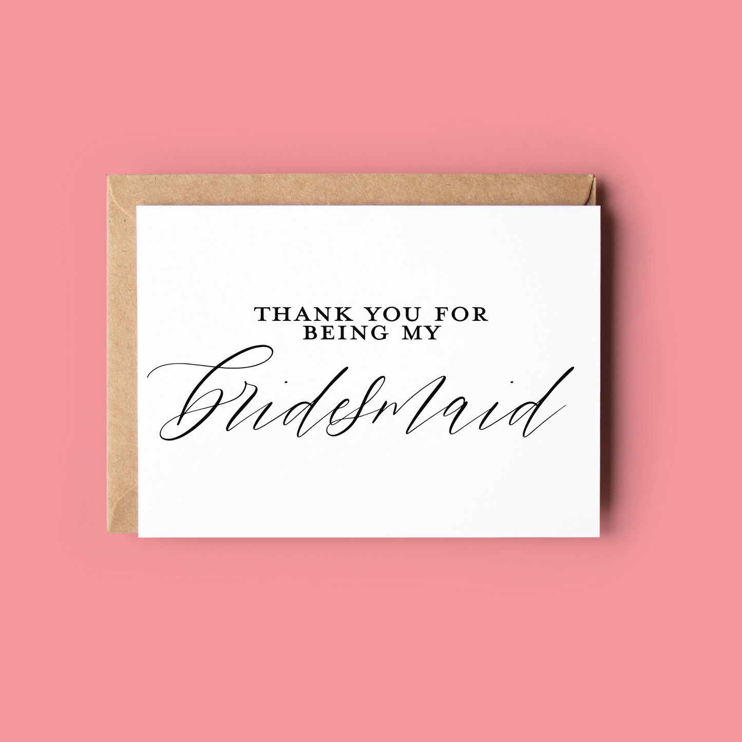 Thank You For Being My Bridesmaid