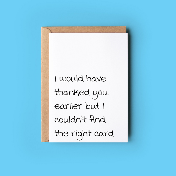 The Right Card