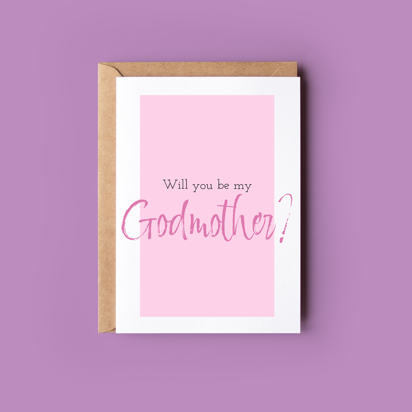 Will you be my Godmother?