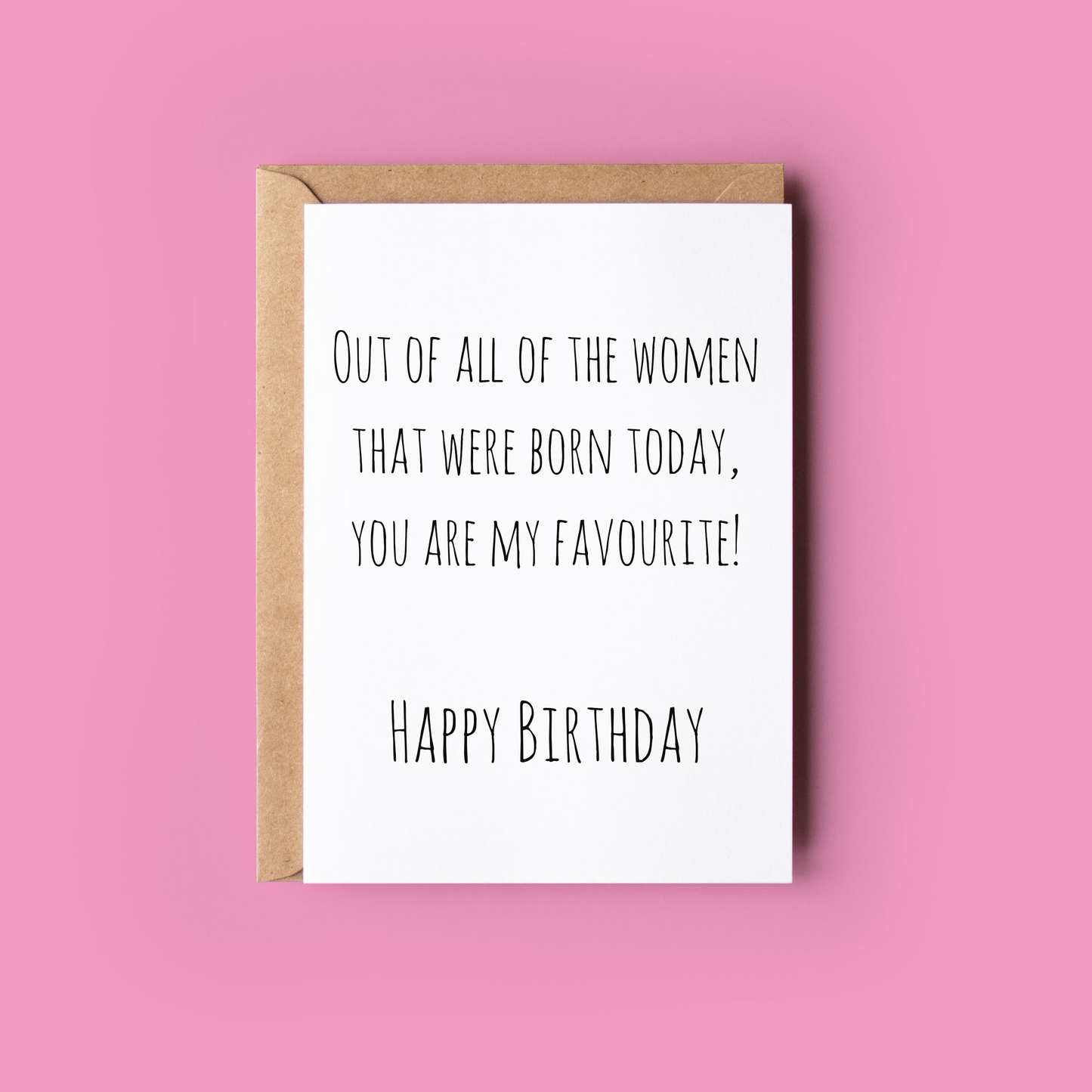 Out of All The Women
